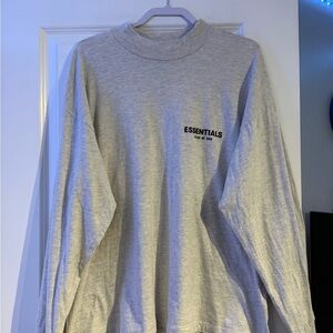 Essentials Fear of God Light Gray Crewneck